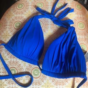 La Blanca island blanca Halter Bikini Top